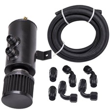 750ml Alloy Baffled Motor Oil Catch Can An-10 With Hose Kit And Fittings Kits 750ml Alloy Baffled Motor Oil Catch Can An-10 With Hose Kit And Fittings Kits