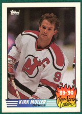 Kirk Muller - 1990-91 Topps Team Scoring Leaders #7 - Devils Hockey Card