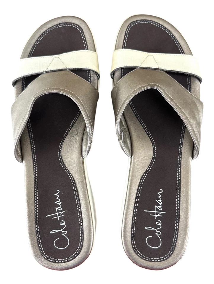 Sandalias para mujer Cole Haan Air gris cuña D28080 talla 9,5 AA Foto 2 de 4