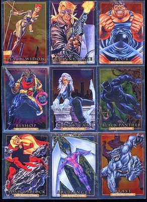 2024 Marvel Masterpieces 92 Platinum Complete Base Set 1-100 Nm-Mt X-Men MCU - Photo 1/4