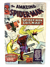 Marvel AMAZING SPIDER-MAN (1965) #24 Steve DITKO Stan LEE GD+ (2.5) Ships FREE!