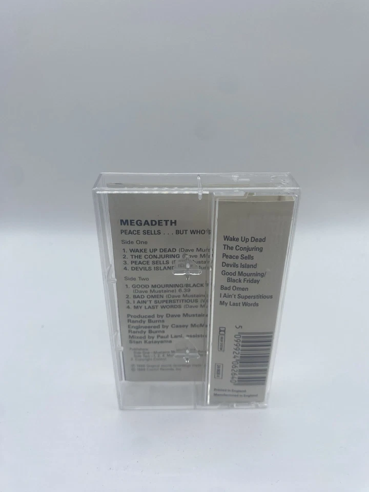 Megadeth Peace Sells… But Who’s Buying? Cassette Tape - Image 3 of 4