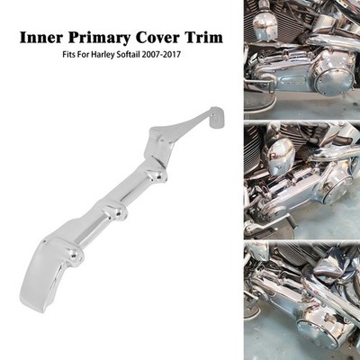 Chrome Inner Primary Cover Trim For Harley Softail Slim FLS Standard FXST 07-17