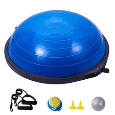 26" Half Exercise Ball Trainer Yoga Balance Ball 1500lbs Capacity Stability Ball