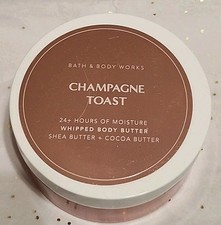 New Bath  Body Works - "CHAMPAGNE TOAST" - Whipped Body Butter - 6.5 oz