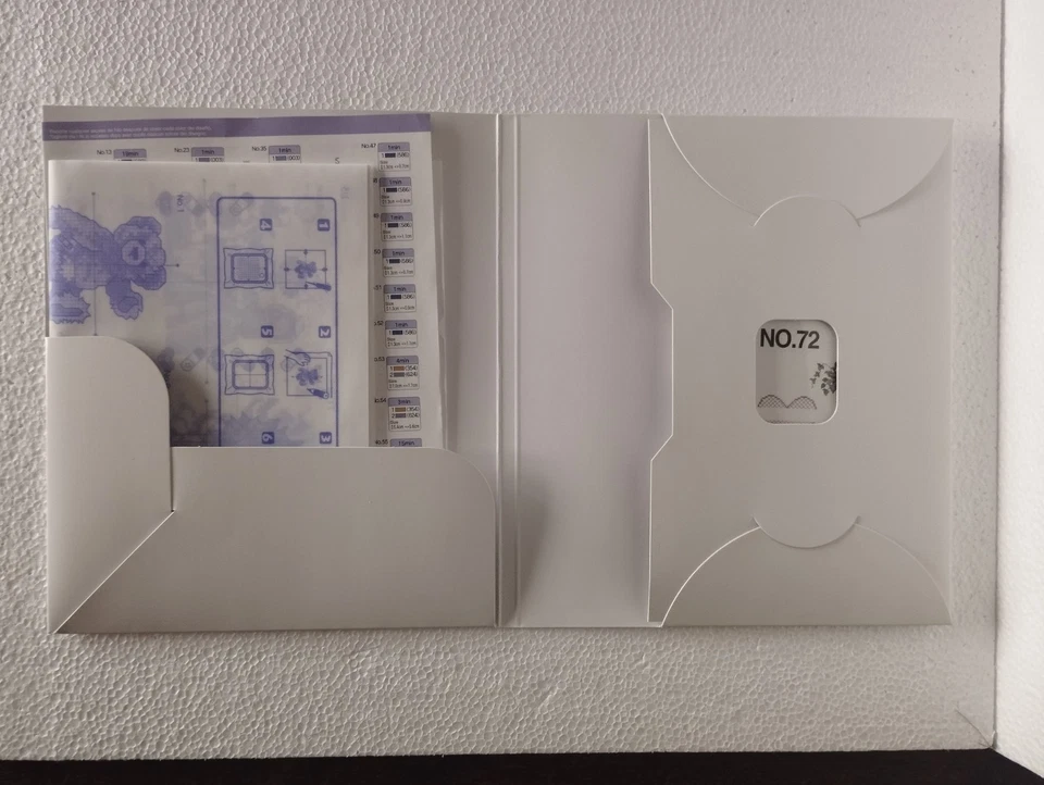 Carte de broderie Brother NO . 72 - Photo 2/4