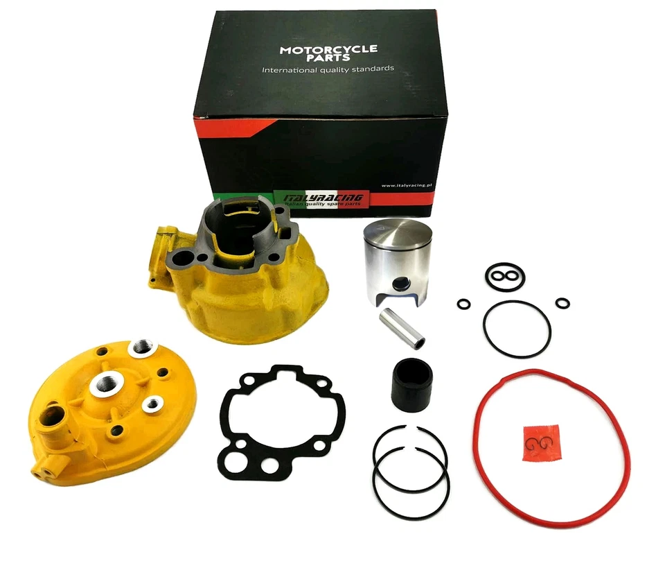 Cylindre kit Minarelli AM6 70cc 47mm YAMAHA DT R X SM DTR DTX DTSM TZR 50 - Photo 1/4