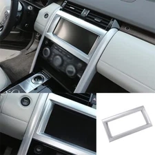 Console Matte Silver 2017-2020 Navigation GPS Frame For Land Rover Discovery 5
