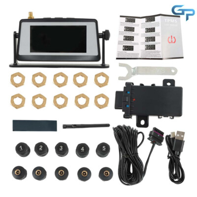 #ad #ad TPMS 10 wheel Real Time Tire Pressure Monitoring System RVs amp;Trucks $148.64