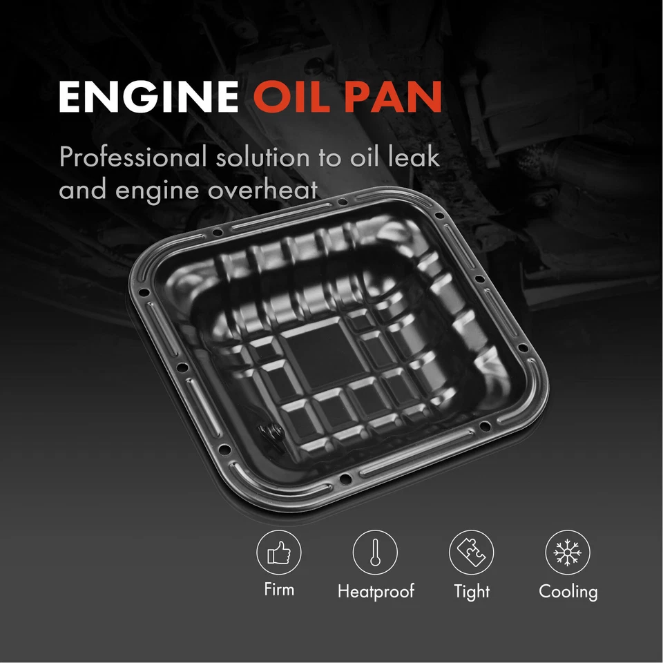 Cacerola de aceite del motor con junta para Nissan Altima 1993 1994 1995 1996-2001 2,4 L inferior Foto 2 de 4