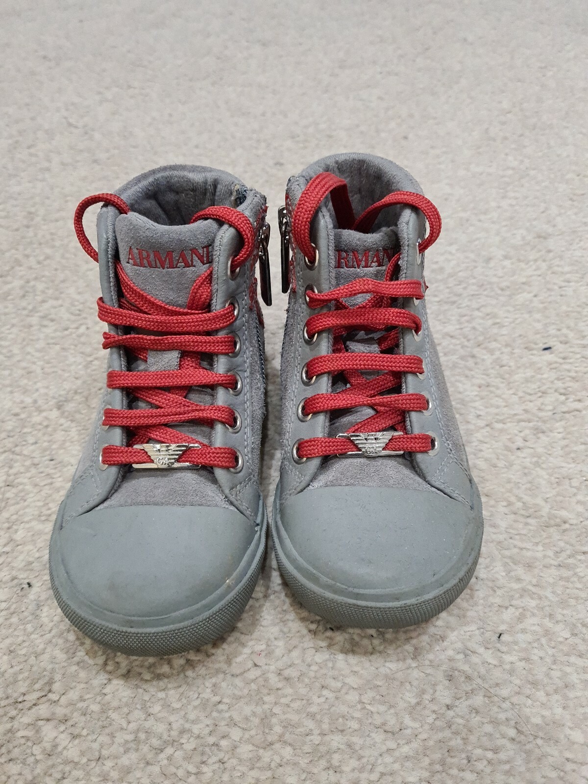 Armani Trainers Junior Size 6 | eBay