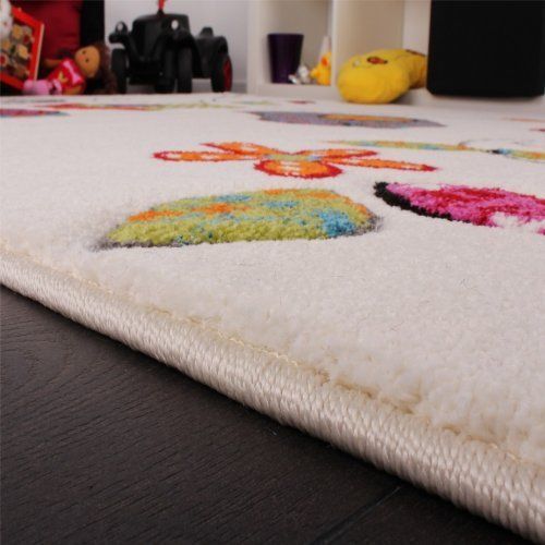 Kinder Tier Teppich Creme Babyzimmer Teppich Kinderzimmer Matte Klein Groß Spielen - Bild 17 von 25