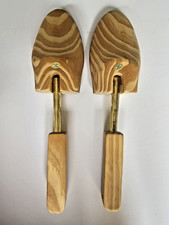 Vintage Men's Wooden Shoe Stretchers / Shoe Keepers - 1 Pair Qty 2 Size Medium