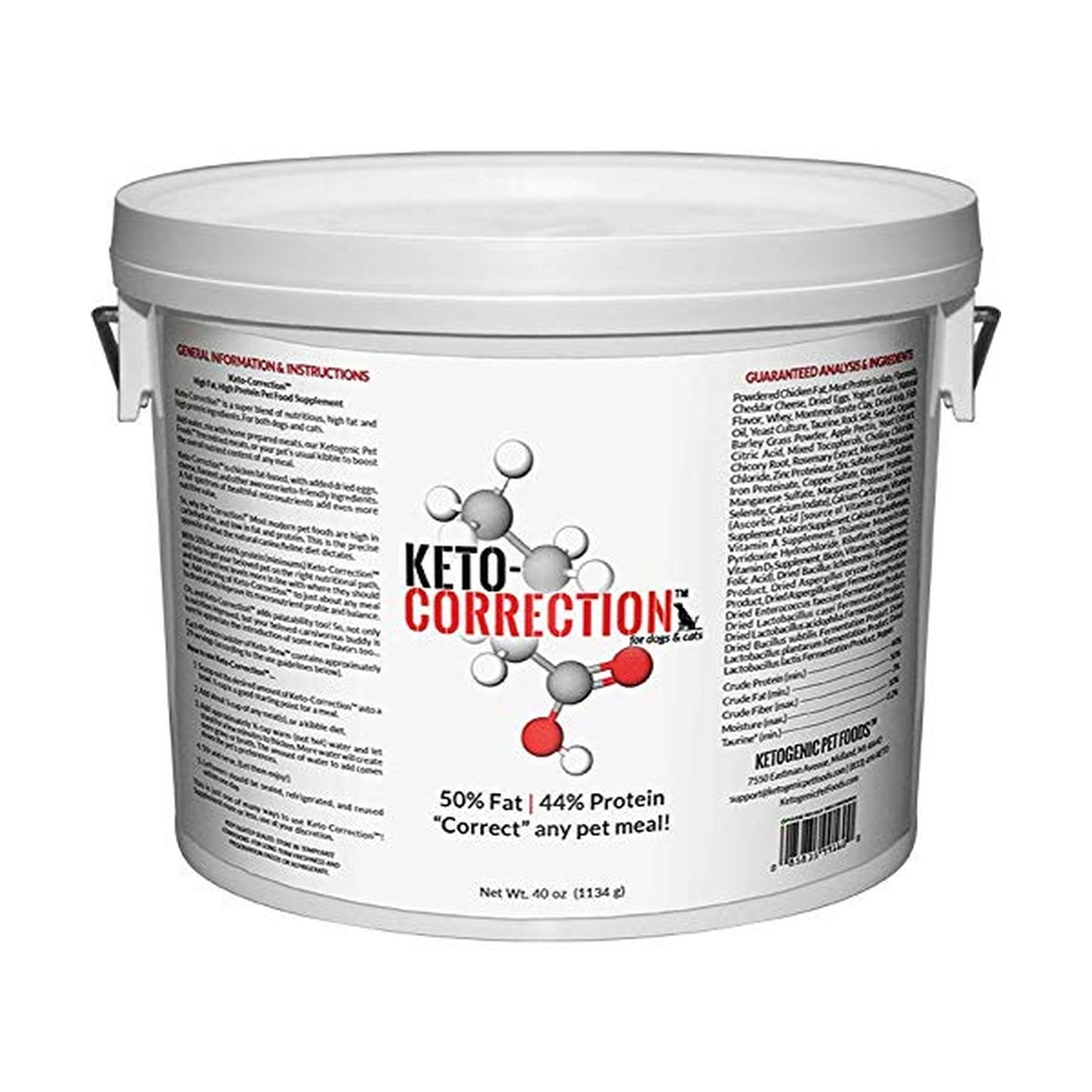 S - Keto-correction - High Fat, High Protein Pet Food Suppl...