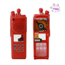Red Repair Replacement Housing Case For XTS3000 Model 2 Radio With Speaker