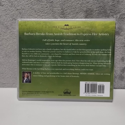 The Flower Quilter By Mindy Steele: Heart Of The Amish Series Audiobook CD - Foto 2 di 2