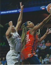 DIJONAI CARRINGTON Signed 8.5 x 11 Photo Signed REPRINT Connecticut Sun WNBA