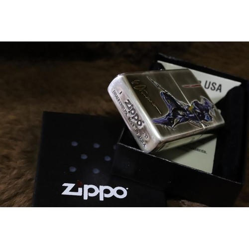 Yoshitaka Amano ZIPPO Final Fantasy IV Dragoon Silver Antique Finish Lighter - Picture 3 of 5