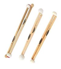 Hochwertiges Paukenschlägel Set mit 3 Paar: Soft, Medium, Hard