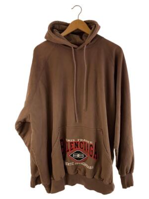 BALENCIAGA パーカー ブラウン BALENCIAGA Hoodie cotton brown L Used | eBay