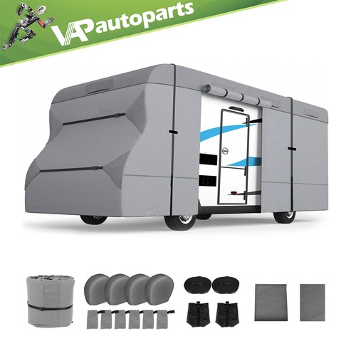 Non-Woven Fabric RV Cover Class C Motorhome Cover Windproof Camper Cover 23-26ft