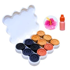 Carrom Board Coins with box, 8mm Wooden Look with Premium Matt Finish, Set of 2