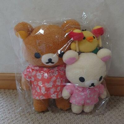 【新品 未開封】リラックマとカオルさん 限定 ぬいぐるみ ハワイ Netflix Rilakkuma And Kaoru-San Limited Plush Set Toy Netflix Hawaii Aloha