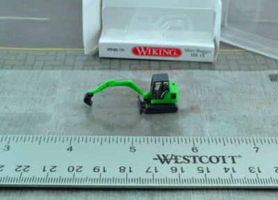 Wiking 094608 Mini Bagger Construction Excavator HR-18 Green 1:160 N Scale