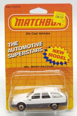 Matchbox 1987 MERCURY SABLE WAGON New Model (White 1987) New Old