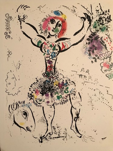 MARC CHAGALL "La jongleuse " Limited Edition Lithograph 1978