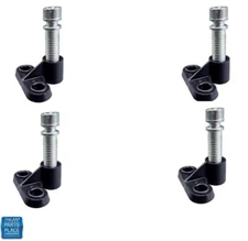 70-72 GTO 70-76 Firebird Headlight Lamp Adjuster Screw & Bracket Kit - Set of 4