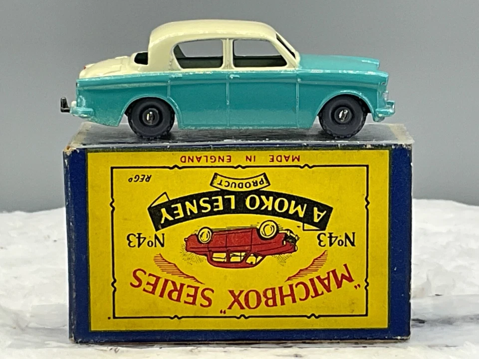 1950s Matchbox Lesney43A Hillman Minx N,Mint in B2 Box all Original,N.O.S - Image 4 of 4