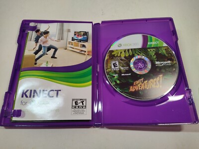 Kinect Adventures! (Microsoft Xbox 360 Kinect, 2010) Complete with ...