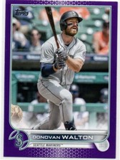 2022 Topps Update MEIJER PURPLE #U242 Donovan Walton SEATTLE MARINERS 47