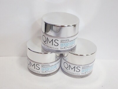 QMS EPIGEN POLLUTION DEFENSE DAY & NIGHT GEL CREAM 0.50 OZ - LOT OF 3