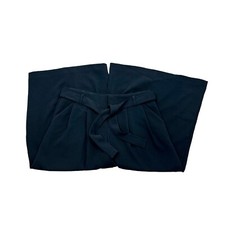 Anthropologie Maeve Culottes Groucho Pants US 6 Black Wide Leg Cropped EUC