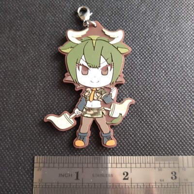 Aurochs Kemono Friends RUBBER KEYCHAIN Mascot Strap Anime