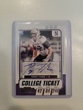 2021 Contenders Draft Picks Paddy Fisher College Ticket Rookie Auto #178