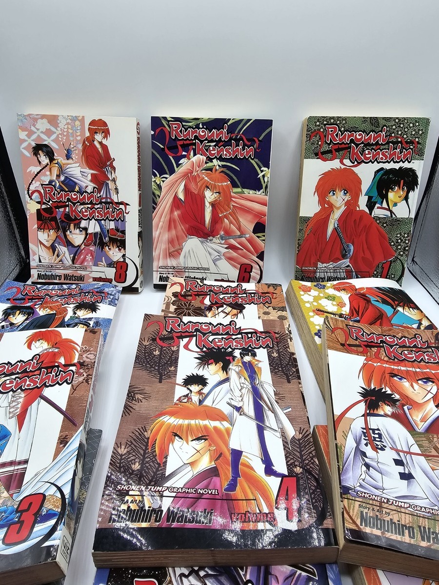 Rurouni Kenshin English Manga Set Series Volumes 1-12 Nouhiro