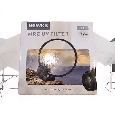 Newks 77mm MRC UV Protection Filter, 16 Multi-Layer Coated/High Definition/Water