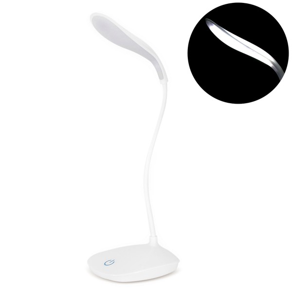 Jy Usb Flexible Hals Led Schreibtischlampe Dimmbar Touch Switch Nacht Leselampe-image