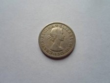 Elizabeth II Two Shilling Coin c.1957 (1)