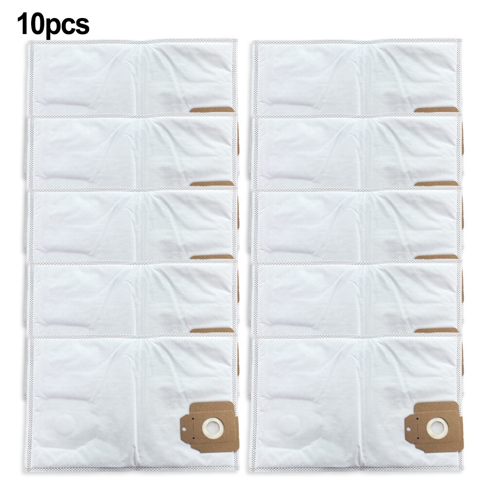 Sturdy 10-Pack Replacement Dust Bags Compatible with Karcher CV301 and CV382 Vacuums for Optimal Performance