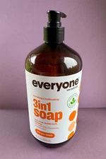 3-In-1 Soap, Body Wash/Bubble Bath/Shampoo, 32fl oz/946ml- Citrus + Mint. USA