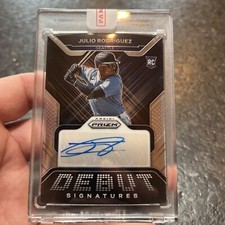 🔥2022 Panini Prizm Julio Rodriguez #DS-JU Debut Signatures Auto RC Mariners🔥
