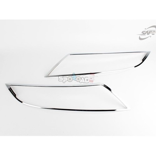Chrome HEAD Light Lamp Cover Molding Trim K-969 for Kia 2014-2015 Optima K5 - Picture 3 of 7