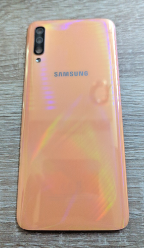 Original Samsung Galaxy A70 A705F Akkudeckel Rückseite Cover – Orange Coral - 第 1/3 張圖片