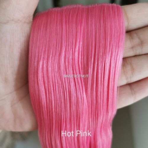 HOT PINK Saran Doll Hair for Custom Reroot - Picture 1 of 2