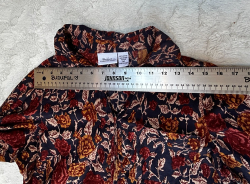 The Vermont Country Store Damen Medium Button Down Langarm Tunika Oberteil Shirt - Bild 5 von 8