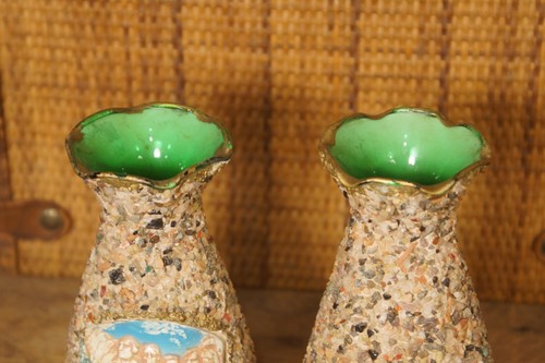 Mid Century Modern Mount Rushmore Souvenir Art Vases REALLY COOL MCM! - Picture 4 of 6